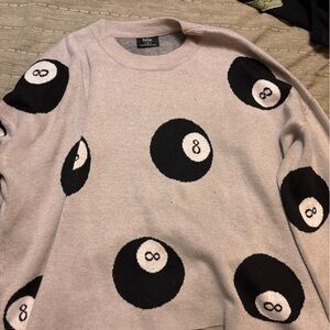 Dressed in Lala 8ball sweater tagged XL but fits like L